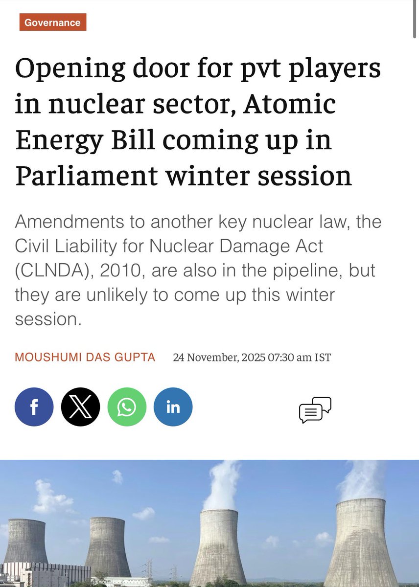Headline should say Adani to operate in nuclear sector soon ✌🏼