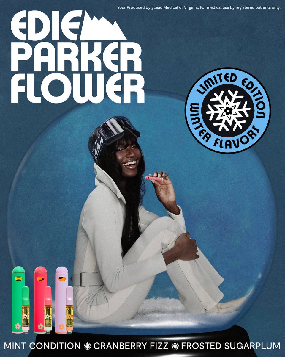 Our partner Edie Parker Flower brings a festive twist with limited edition winter flavors: Mint Condition, Cranberry Fizz, and Frosted Sugarplum, exclusive to Virginia. Another example of how our partnerships strengthen our premium product portfolio.