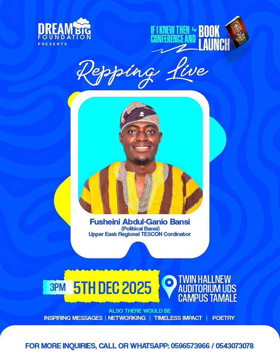 its1jet's tweet image. If I knew then conference and book launch 🚀 
Repping live flyer design 🥰

Still unveiling more on this✍️

Sirr Jet Akadami✌️

#design #EventDesign #creative