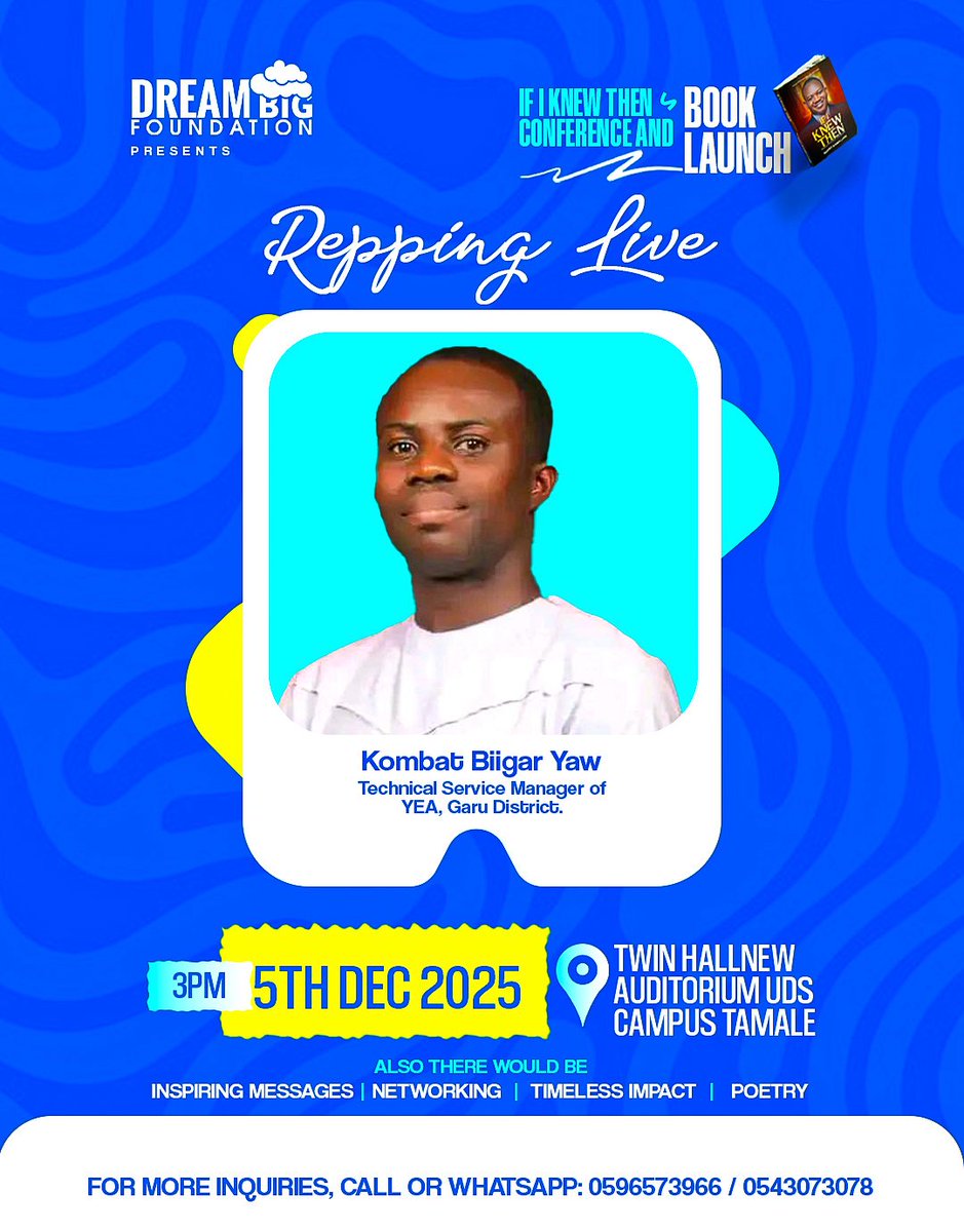 its1jet's tweet image. If I knew then conference and book launch 🚀 
Repping live flyer design 🥰

Still unveiling more on this✍️

Sirr Jet Akadami✌️

#design #EventDesign #creative