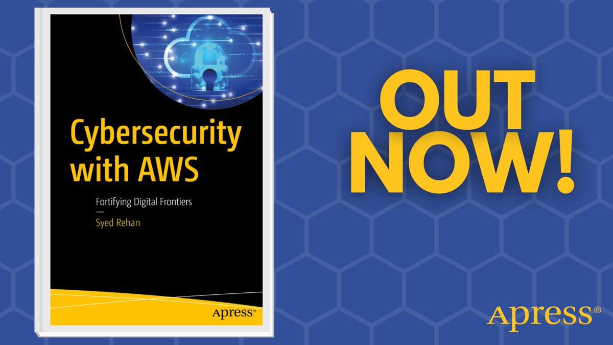 Apress's tweet image. From compliance to containers—secure your AWS stack with:

✅ NIST, PCI DSS, GDPR
✅ Serverless &amp;amp; IoT protection
✅ Multi-cloud &amp;amp; hybrid strategies

Built for cloud pros &amp;amp; security enthusiasts. 🛡️ #CloudSecurity #AWS #DevSecOps #CyberResilience

🔗 ow.ly/VQ7H50X6qT6