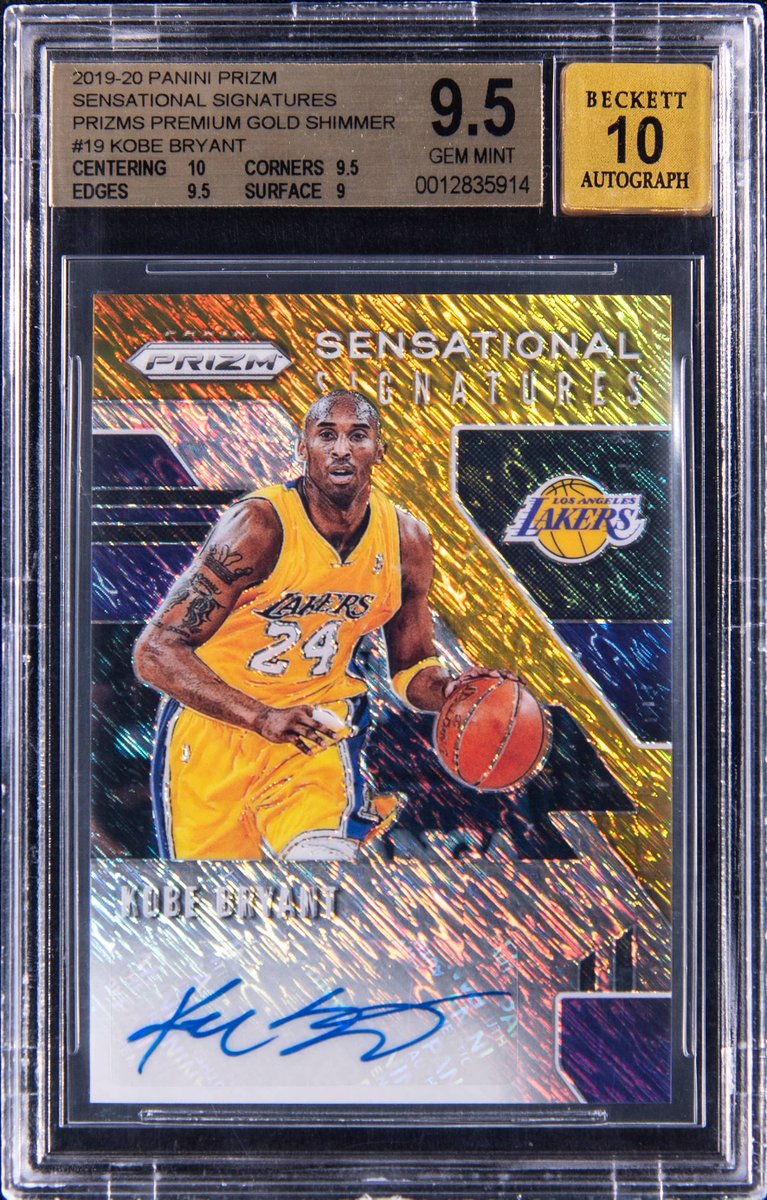 A masterpiece signed by a legend. 🐍💎 This 2019-20 Panini Prizm