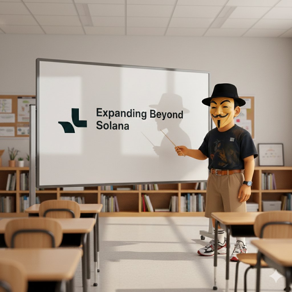 node_anonymous's tweet image. 𝑫𝑨𝒀 12 — 𝑬𝒙𝒑𝒂𝒏𝒅𝒊𝒏𝒈 𝑩𝒆𝒚𝒐𝒏𝒅 𝑺𝒐𝒍𝒂𝒏𝒂

@lute started on Solana because of its speed and efficiency, but it was never meant to stay on just one chain. The vision is bigger: to create a single platform where traders from different blockchains can interact, share…