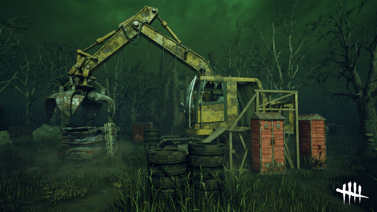 DeadbyDaylight's tweet image. Time to take a walk through Autohaven Wreckers! 
We&apos;ve introduced some visual changes to the Realm in the 9.3.0 Update, and you&apos;ll get to check them out with a dedicated queue. 
🗺️ We&apos;ll be showcasing one Map per day for five days this week, so make sure to select the Map…