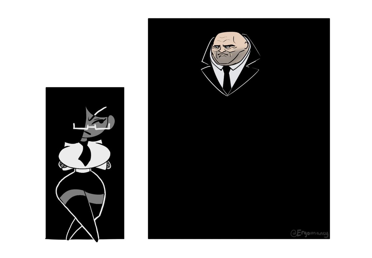Ergomancy's tweet photo. Another day in the office for @AtasticForReal's Office Lady and Kingpin (don't ask). https://t.co/A9dGUWnUcu