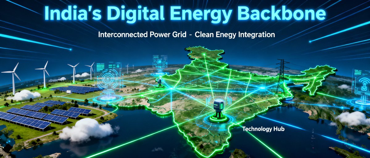 anaveentalks's tweet image. India takes a giant leap in energy sector digitalization!

The Ministry of Power has launched the India Energy Stack initiative, aiming to build a unified, open digital backbone for India’s entire energy sector—similar to Aadhaar for identity &amp;amp; UPI for payments.

 Key points:…