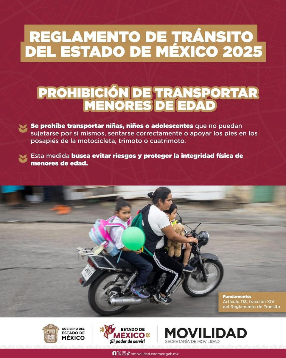 🧵 Hilo: La Transformación de la Movilidad en el <a href="/Edomex/">Gobierno del Estado de México</a>
​Este hilo desglosa el  porqué la reforma al Reglamento de Tránsito del Edomex 2025, impulsada por la Gobernadora <a href="/delfinagomeza/">Delfina Gómez A.</a>, es más que una actualización: es la pauta para una movilidad justa, segura y humana en