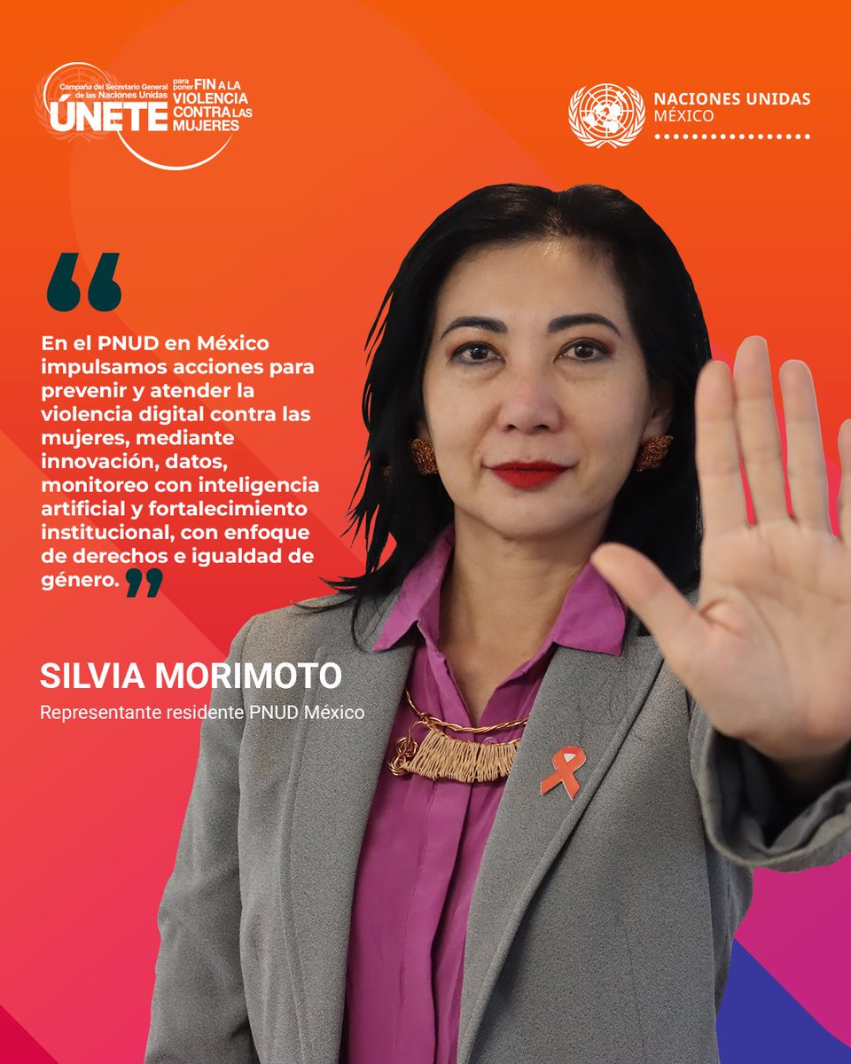 📢 Hoy, en el #25N, reafirmamos nuestro compromiso para prevenir la violencia digital contra las mujeres.
Con innovación, datos y monitoreo inteligente, trabajamos por la igualdad y los derechos de todas. <a href="/SilviaMorimoto/">Silvia Morimoto</a>
