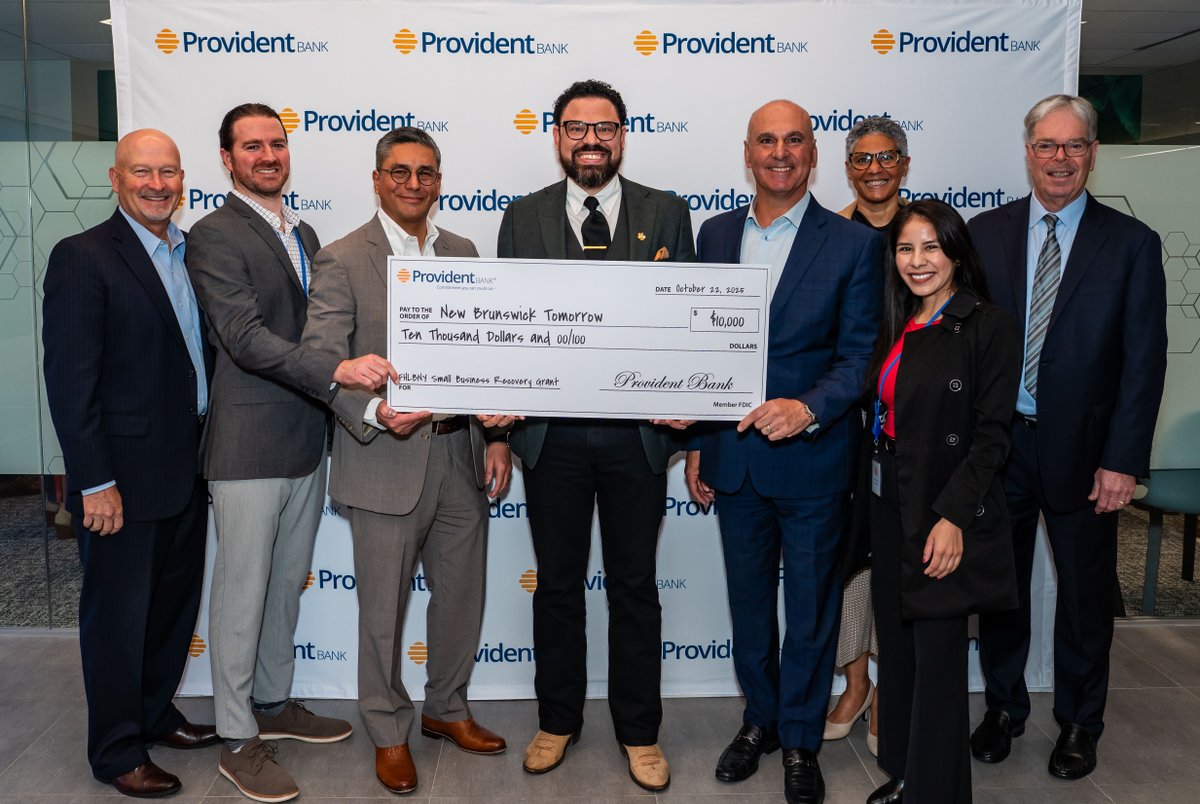Provident Bank is proud to support New Brunswick Tomorrow with a $10,000 Federal Home Loan Bank of New York (FHLBNY) Small Business Recovery Grant! For more than 50 years, New Brunswick Tomorrow has been instrumental in launching social revitalization initiatives that address