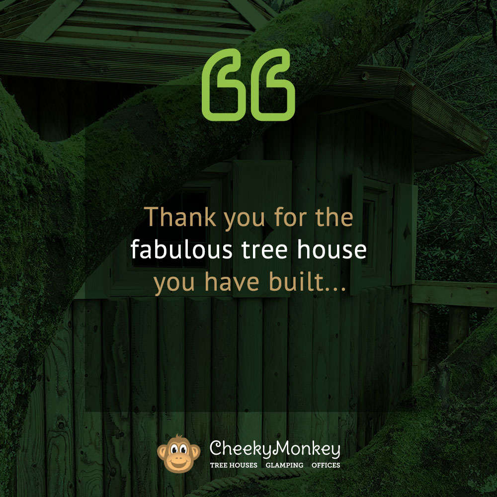 "I just wanted to send you an email to say thank you for the fabulous tree house you have built for the boys. They are truly enjoying it." Review from Mara, Ilyas, Elijah and Joshua

#treehouse #treehousebuild #gardeninspo #childhood #outdoor #adventure #explore