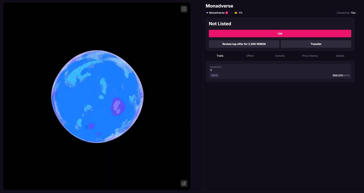 0x_reggie's tweet image. Just started second stage of minting  @monadverse NFT on @MagicEden 

There are 2 announced utilities  and soon will be more

magiceden.io/launchpad/mona…