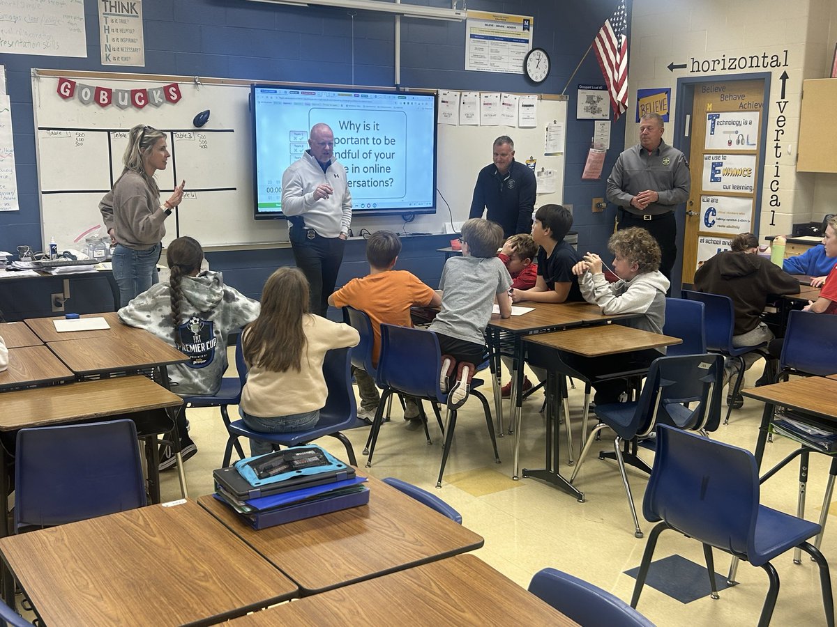 Special thanks to <a href="/MadeiraOhioPD/">Madeira Police</a> for coming out to <a href="/MadeiraMiddle/">Madeira Middle School</a> and speaking with our students about online safety!!! These conversations are huge as our students start to navigate online and social media spaces! Thanks to Mrs. Wise for hosting!!!

<a href="/KenjiMatsudo/">Kenji Matsudo</a>
<a href="/MadeiraSchools/">Madeira City Schools</a>