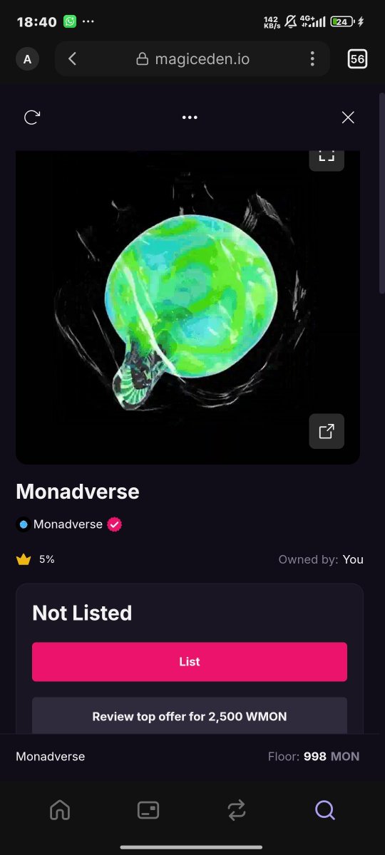 <a href="/monadverse/">Monadverse ⨀</a> <a href="/MEonMonad/">Magic Eden on Monad</a> Bullish holder! Let's go!🔥💜