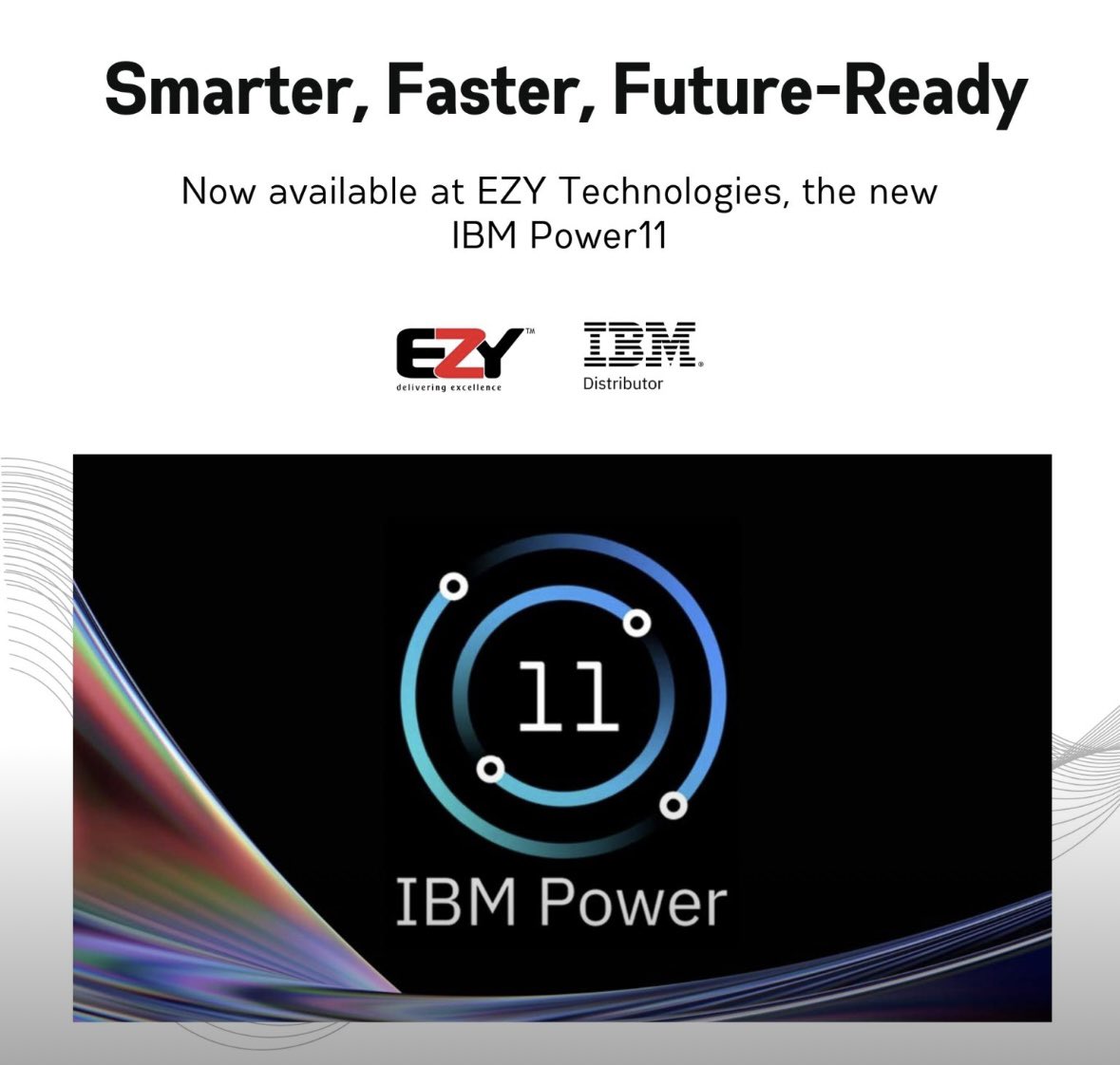 ezygroupco's tweet photo. Enterprise workloads just got a serious upgrade.

IBM Power11 is here, and it’s built to deliver performance that lasts. https://t.co/hN6UfzA8y1