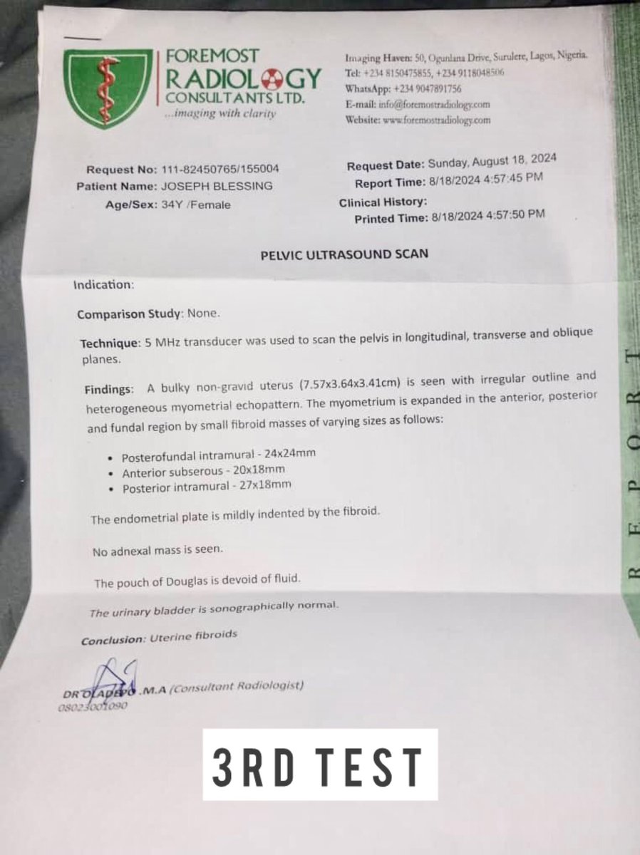 blaiirre's tweet image. Dear friends, family, and kind strangers,  

I’ve been battling fibroids for years now they’ve been causing severe pain, heavy bleeding, and anemia that’s affecting my daily life. My doctor has recommended surgery (myomectomy), but the total cost is ₦2,500,000.