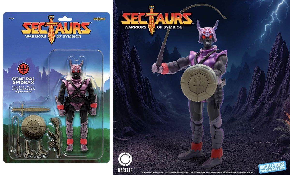 ToyWanderer's tweet photo. 🆕 Preorder Now Available on Amazon
Nacelle Company - Wave 2
SECTAURS
Warriors of Symbion
GENERAL SPIDRAX
💥 ~ $24.99
https://t.co/GYRyv5Ejke
#ad #nacellecompany #sectaurs #actionfigures https://t.co/MP6kWDmoHU