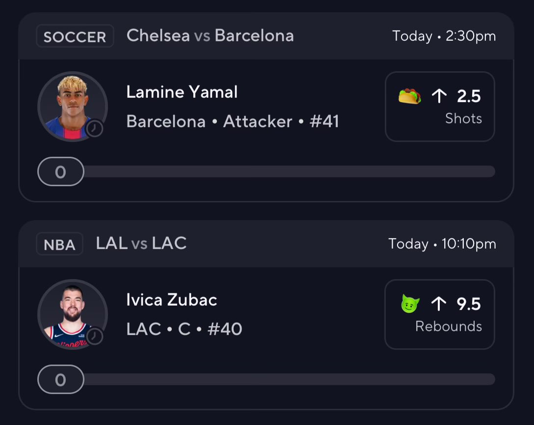 yamal taco 🌮 

#UCL #NBA #POTD #GamblingX #PrizePicks #UnderdogFantasy #SleeperPicks