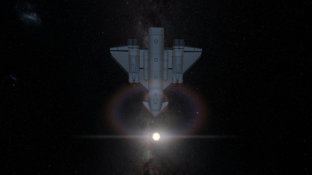 tuxlos's tweet image. He cocinado con este spaceplane (1/2)
#kerbal #kerbalspaceprogram