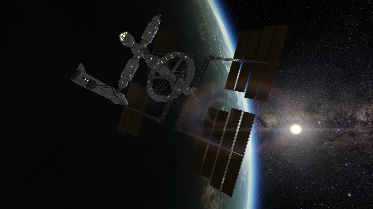 tuxlos's tweet image. He cocinado con este spaceplane (1/2)
#kerbal #kerbalspaceprogram