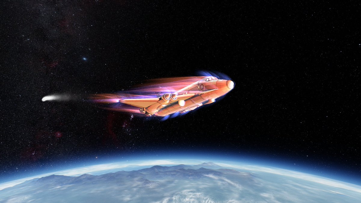 tuxlos's tweet image. He cocinado con este spaceplane (1/2)
#kerbal #kerbalspaceprogram