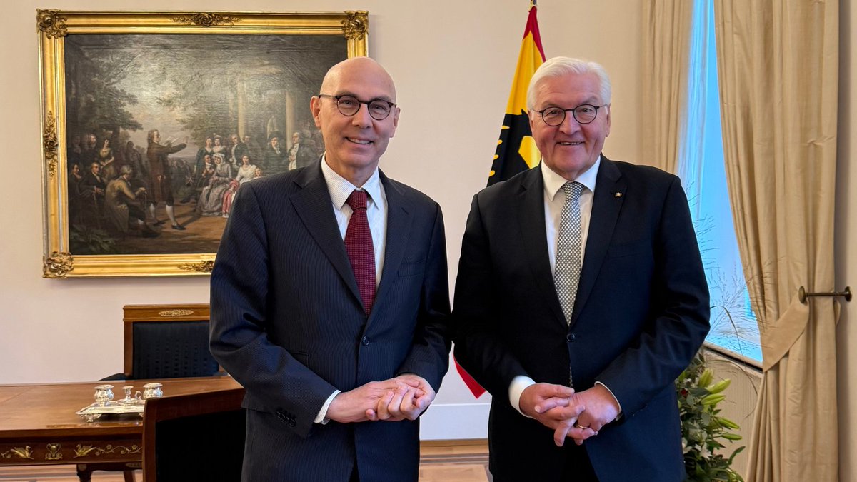 Concluding my visit to Germany after important discussions with President Steinmeier, Foreign Minister <a href="/JoWadephul/">Johann Wadephul</a> <a href="/GermanyDiplo/">GermanForeignOffice</a> &amp; others, on prioritising human rights in foreign policy in today's challenging global environment. We count on🇩🇪's continued support for human rights.