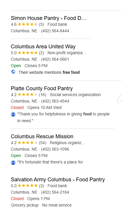 Jasamsdestiny's tweet image. A reminder of the locations here in Columbus where those who are in need of food can go.  I'm sure donations are more than welcome as well.  

Aquí les recordamos los lugares en Columbus donde las personas que necesitan alimentos pueden acudir.
#freefood #comidagratis