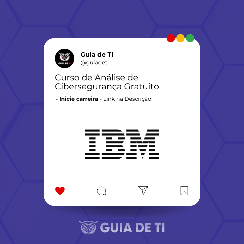 guiadeti's tweet image. Curso de Análise de Cibersegurança Gratuito da IBM

guiadeti.com.br/noticias/curso…

Curso gratuito da IBM para quem quer iniciar como Analista de Segurança Cibernética, com certificado profissional.