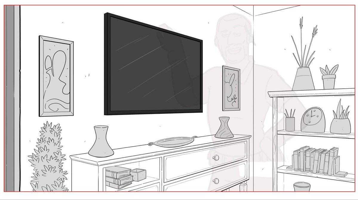 pecks13's tweet image. A Background design done for the second season of Grimsburg. Episode 207.

Inked digitally using Photoshop…working from a storyboard panel to design the BG from. 

#animation2d #cartoonart #linework #digitaldrawing #drawingoftheday #layoutdesign #backgroundart 
@bentoboxent