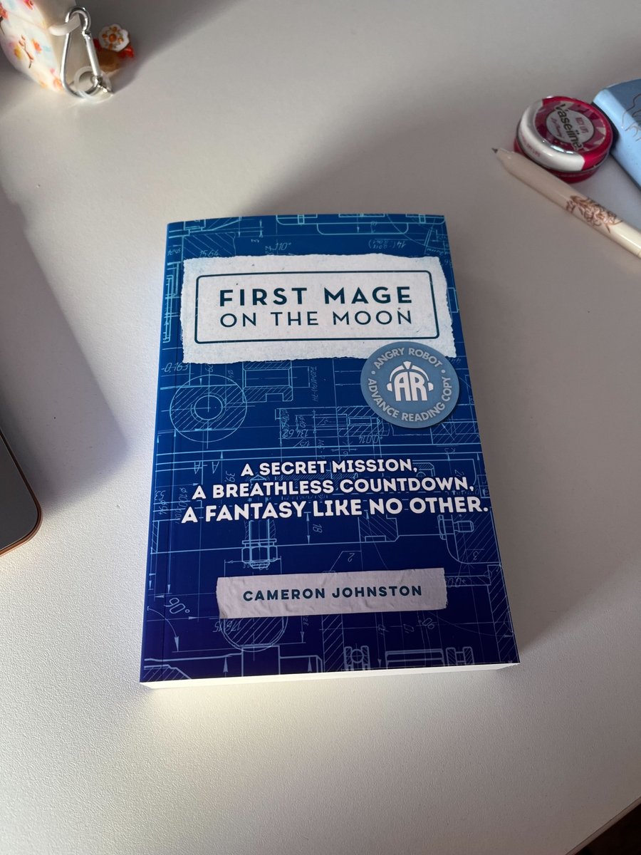 AHHHHHH so this Advance Reader Copy arrived at <a href="/angryrobotbooks/">Angry Robot Books</a> HQ today with a special cover by <a href="/OneCuriousChip/">Alice Claire Coleman</a>   The final launch version will be out on April 14th.