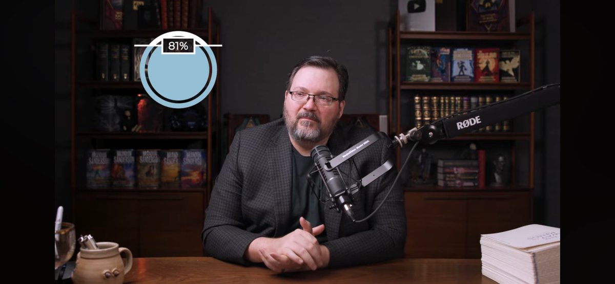 Cosmere16Pod's tweet image. Actualización corta… 81% para el primer libro de Mistborn de la Era 3. La semana que viene no hay update por el Día de acción de gracias. El siguiente update será ya en ma Nexus