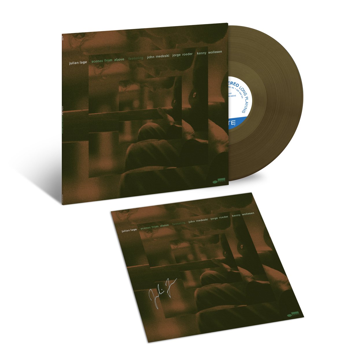 bluenoterecords's tweet photo. On Jan. 23, @Julian_Lage will release his 5th Blue Note album, "Scenes from Above," produced by Joe Henry &amp; featuring John Medeski, Jorge Roeder &amp; Kenny Wollesen. Pre-order on Blue Note Store exclusive signed color vinyl today during our Holiday Sale: https://t.co/XAU6SfiW7L https://t.co/TcR3yktCXG