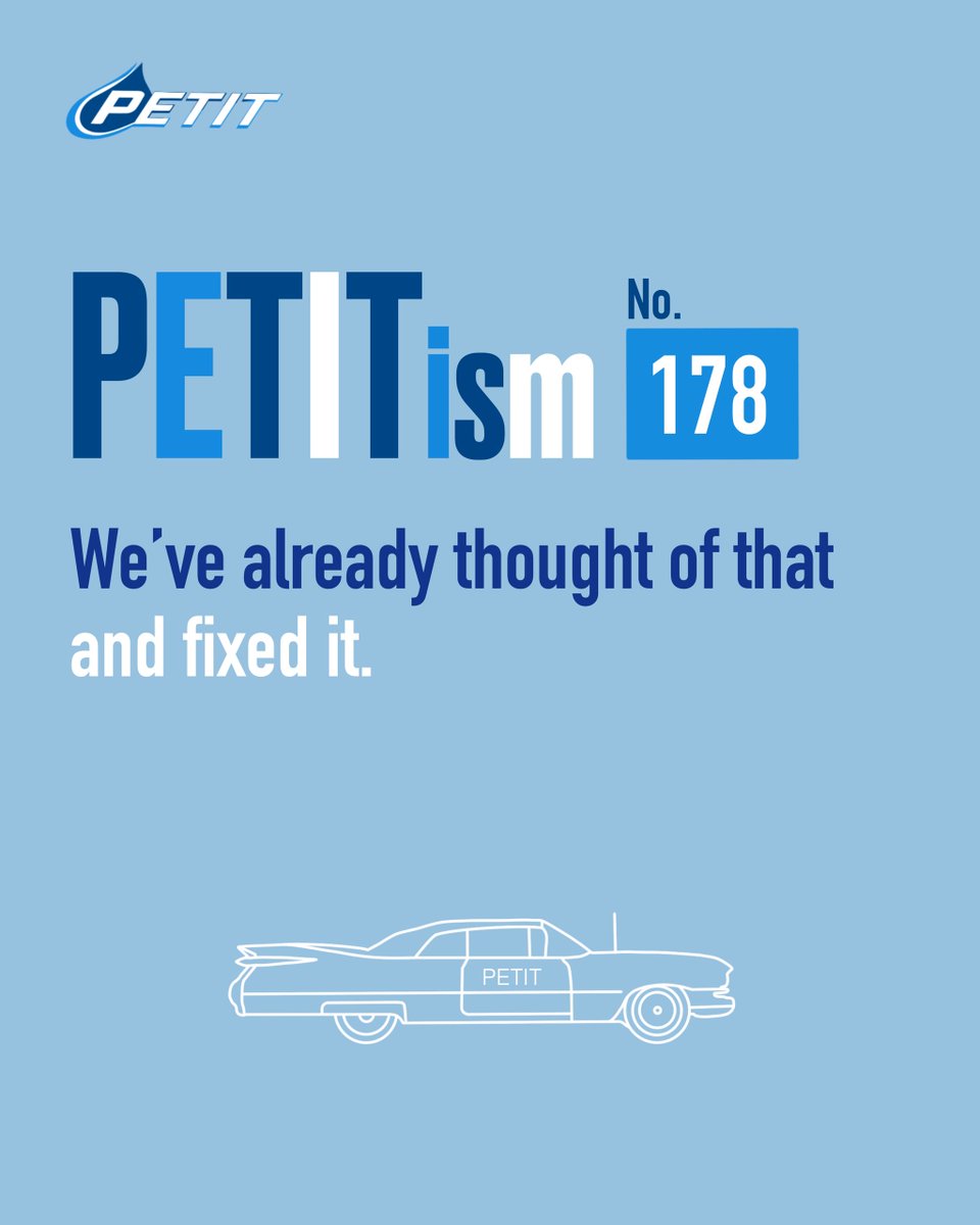 petitautowash's tweet image. Petitism #178 💬
“We’ve already thought of that—and fixed it.”

Prevention is our favorite kind of maintenance.

#Petitism #PetitAutoWash #BuiltDifferent #OneStepAhead #EngineeredRight