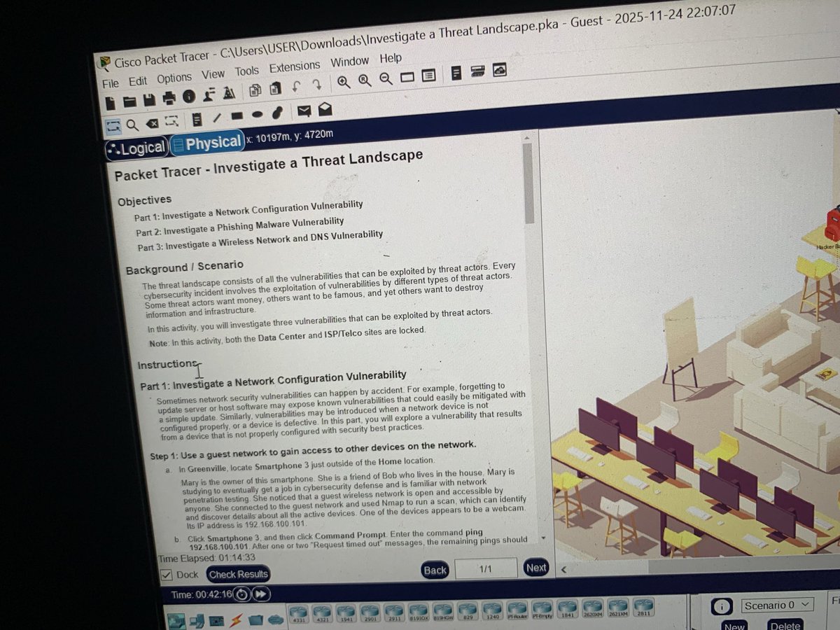 itzgoka's tweet image. Just completed my hands-on Cisco Endpoint Security lab
Explored phishing, network vulnerabilities &amp;amp; DNS attacks 
And I broke them down one by one 
#Cybersecurity #Cisco #Tech