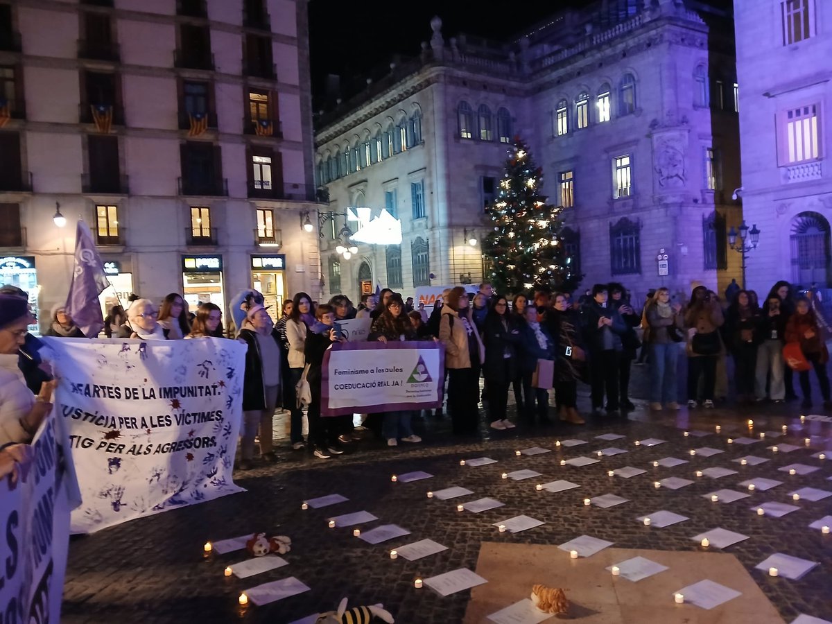 3CatInfoViari's tweet image. 📢Afectacions a BCN per les mobilitzacions del #25N: 
➡️La manifestació de Novembre Feminista avança entre Plaça Universitat i Pl. Antoni Maura 
➡️La concentració del Moviment Feminista ocupa la Plaça Sant Jaume