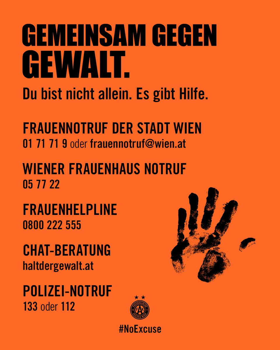 🔸 𝗢𝗿𝗮𝗻𝗴𝗲 𝗧𝗵𝗲 𝗪𝗼𝗿𝗹𝗱 🔸

Ab heute werden #16Tage lang weltweit Zeichen gegen Gewalt an Mädchen und Frauen gesetzt.

🔗 Infos unter fak.at/16tage

#OrangeTheWorld #NoExcuse