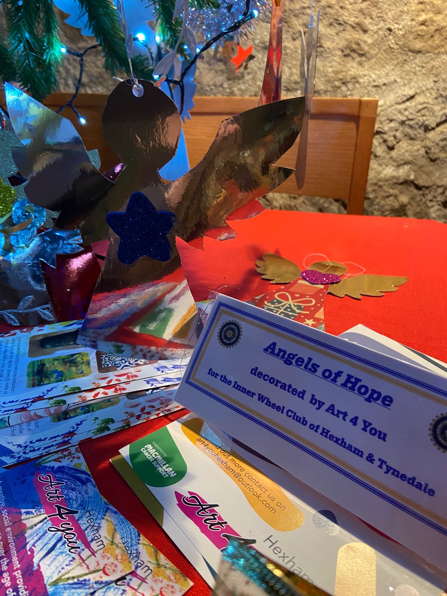 hjd_aitken's tweet image. Feeling festive after helping to decorate the Art4You/Inner Wheel🎄in Corbridge Church, today! The Tree Festival is open to the public from Friday, lots of beautiful trees to see! Ours is called Angels of Hope🪽
#cancersupport #artgroup #Tynedale