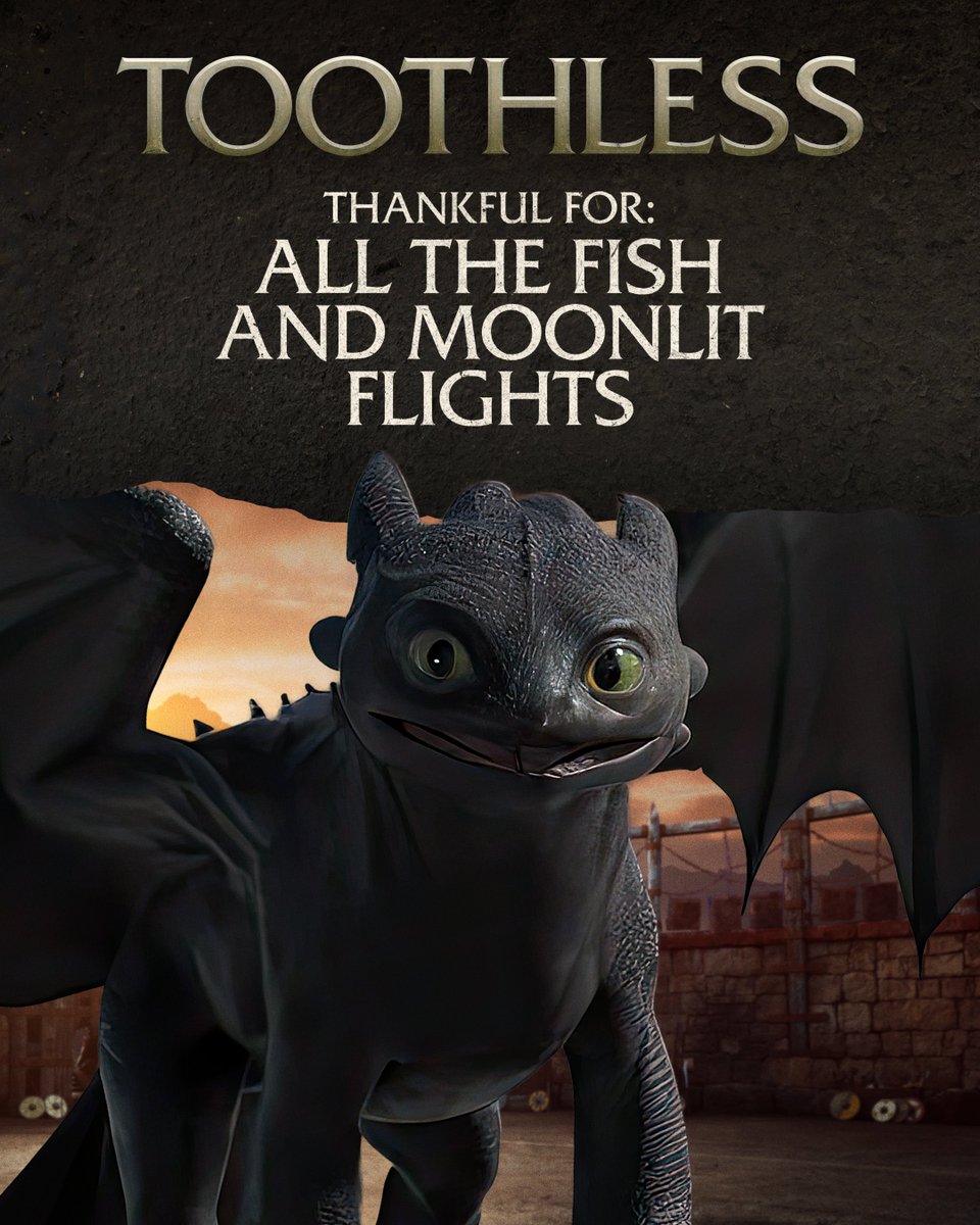 HTTYDragon's tweet image. Everyone in Berk has something to be thankful for.