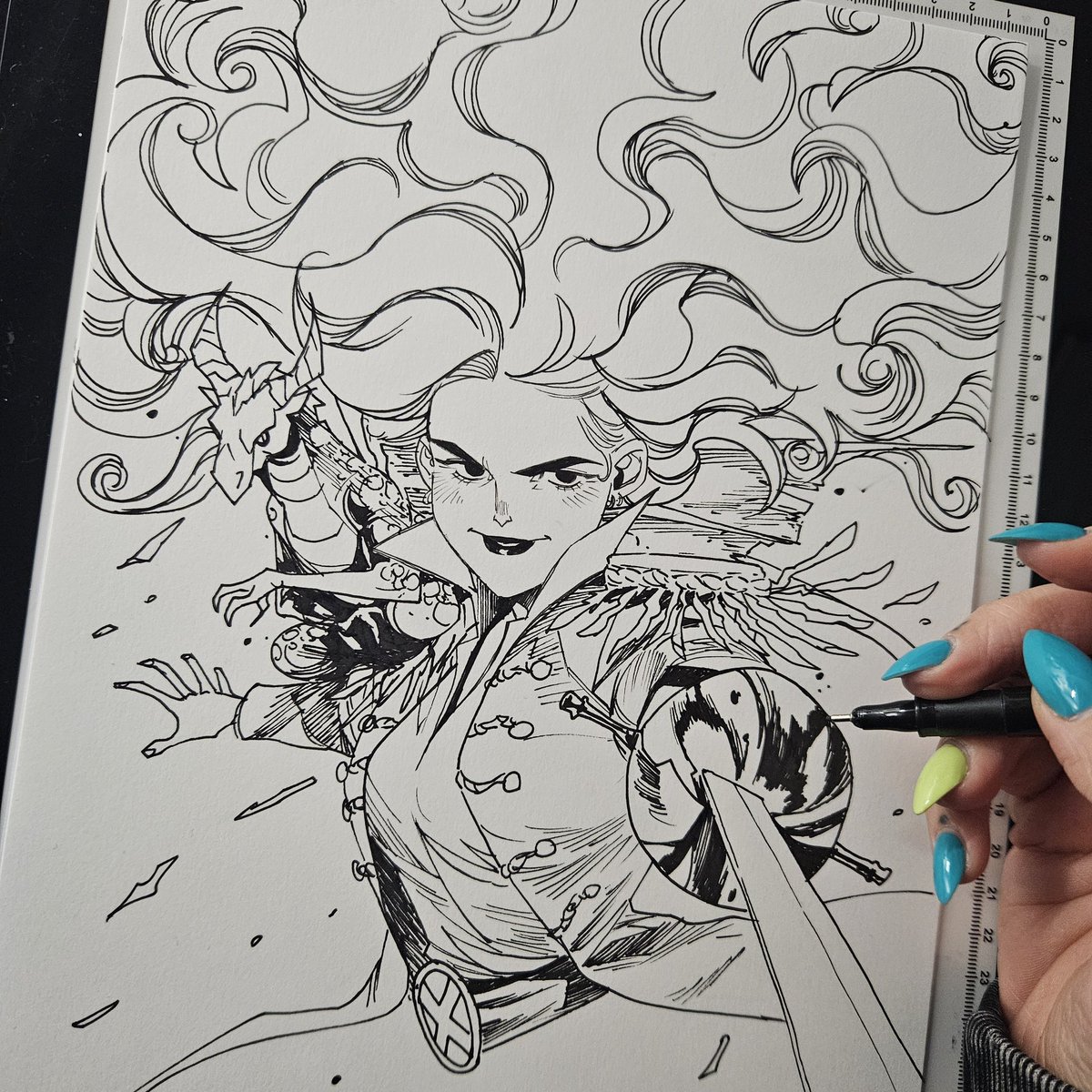 eloelo's tweet image. @TokyoComicCon pre-show commission - Kitty Pryde ✨️
#kittypryde 
See you soon, guys!