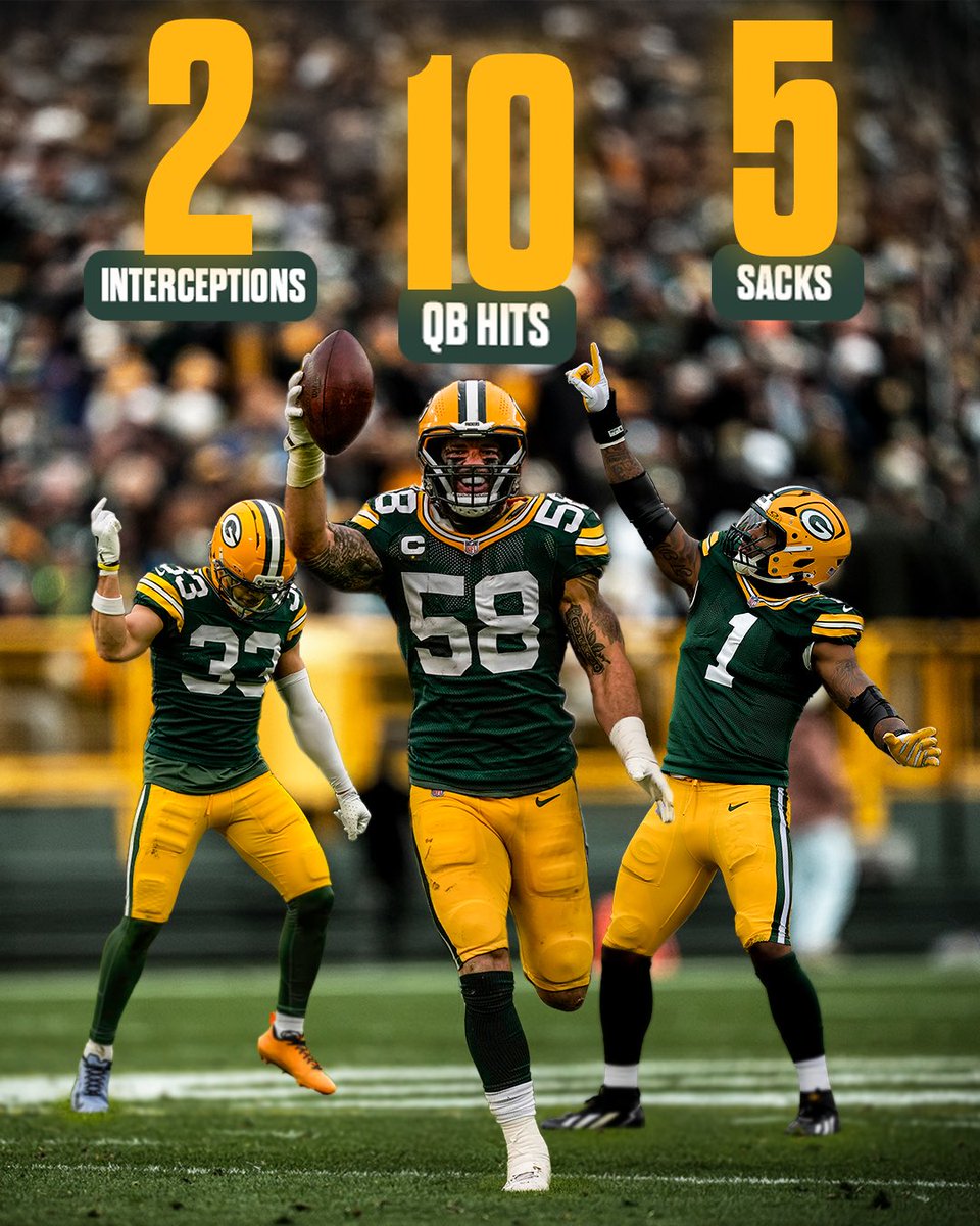 packers's tweet image. Defense appreciation post