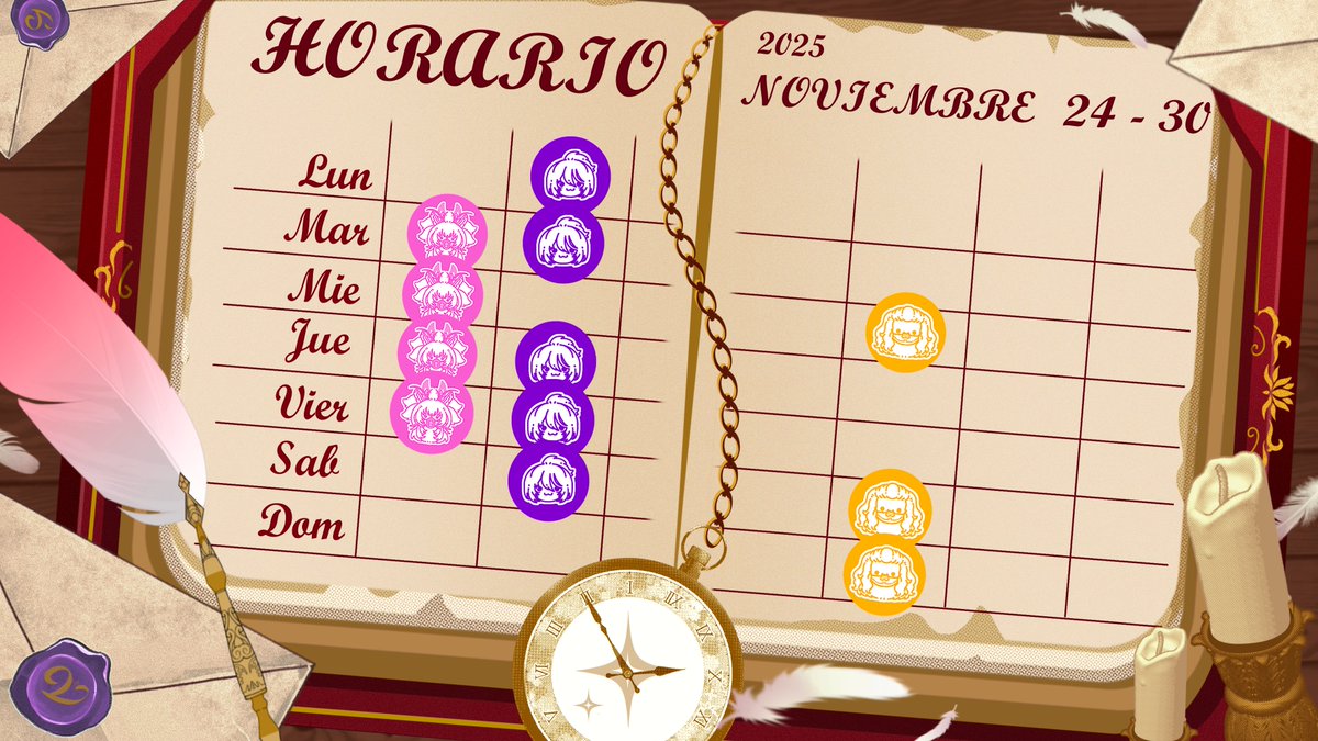 VTaleProtocol's tweet image. 📅 SEMANA 24-30 NOVIEMBRE 📅

✨ No olviden activar la campanita para no perderse nada de nuestros queridos miembros, y les devolverán el amor por doble 🩷✨