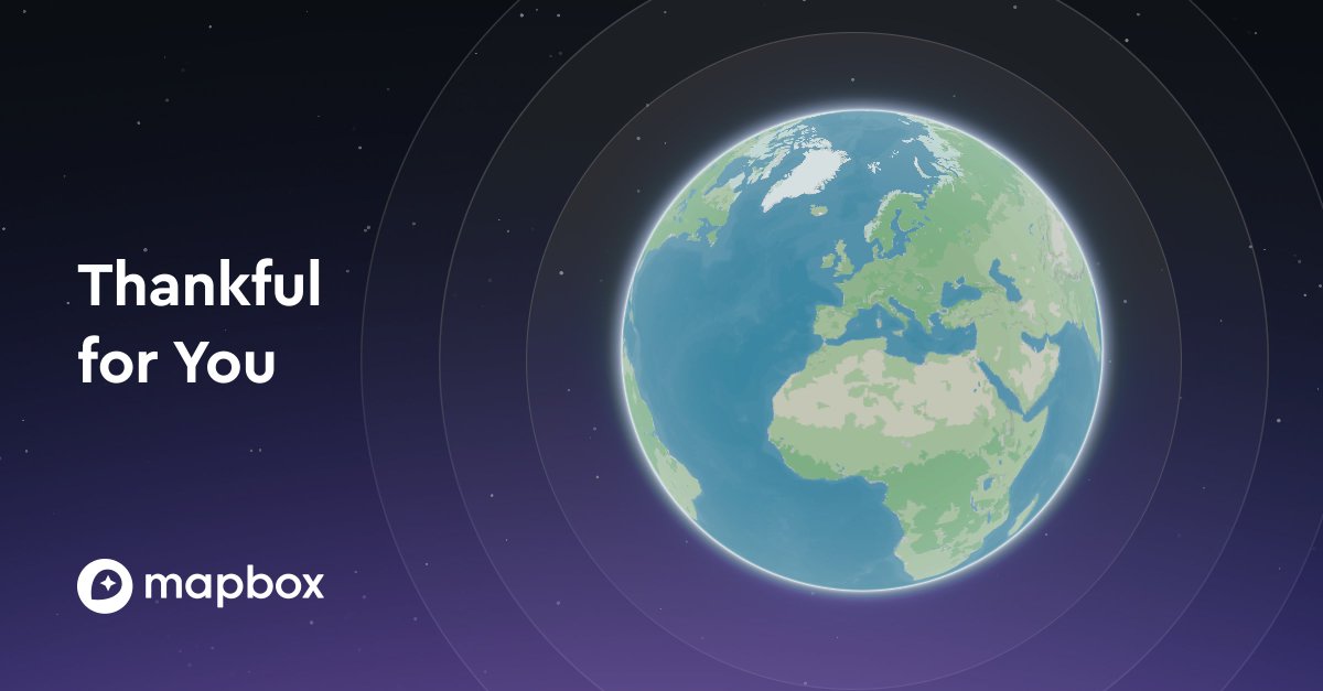 Mapbox's tweet image. We’re grateful for every developer, designer, engineer, and creator who chooses to build with Mapbox.

Your ideas shape the products people use every day, and our community is stronger because of you.

Thank you for building the future with us.

#BuiltWithMapbox