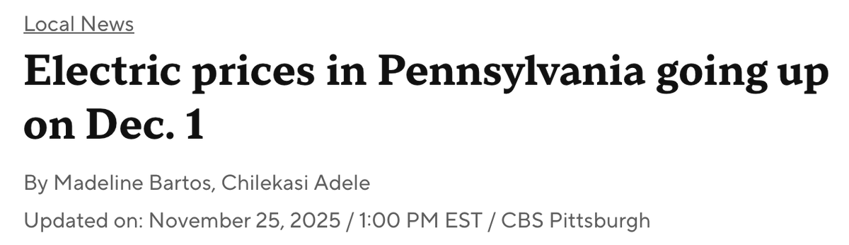PAGOP's tweet image. 🚨 Shapiro’s Holiday Gift: Soaring Electric Bills 🚨

Just in time for the holidays Shady Josh Shapiro is delivering Pennsylvanians a gift nobody asked for: rising electric prices. On Dec. 1, energy rates in much of the state will go up again.

We pulled out of the RGGI…