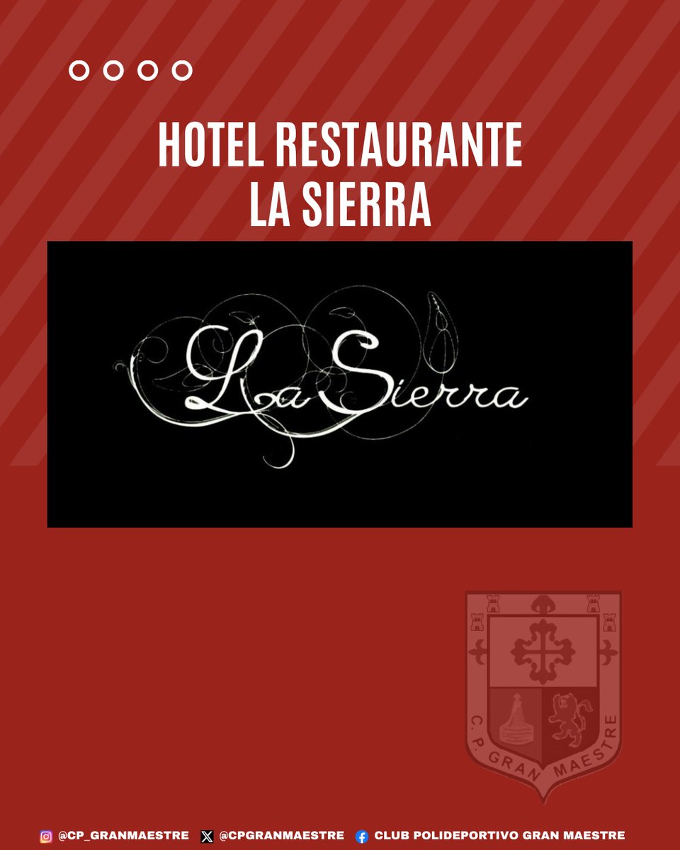 🤝 Hotel Restaurante La Sierra

➡ Ofrece una estancia agradable y con buen gusto. Destaca por su cocina regional con productos de la Tierra y sus amplios salones para celebrar grandes eventos.

🔴⚪🔴⚪🔴⚪

#LaPasionQueNosUne