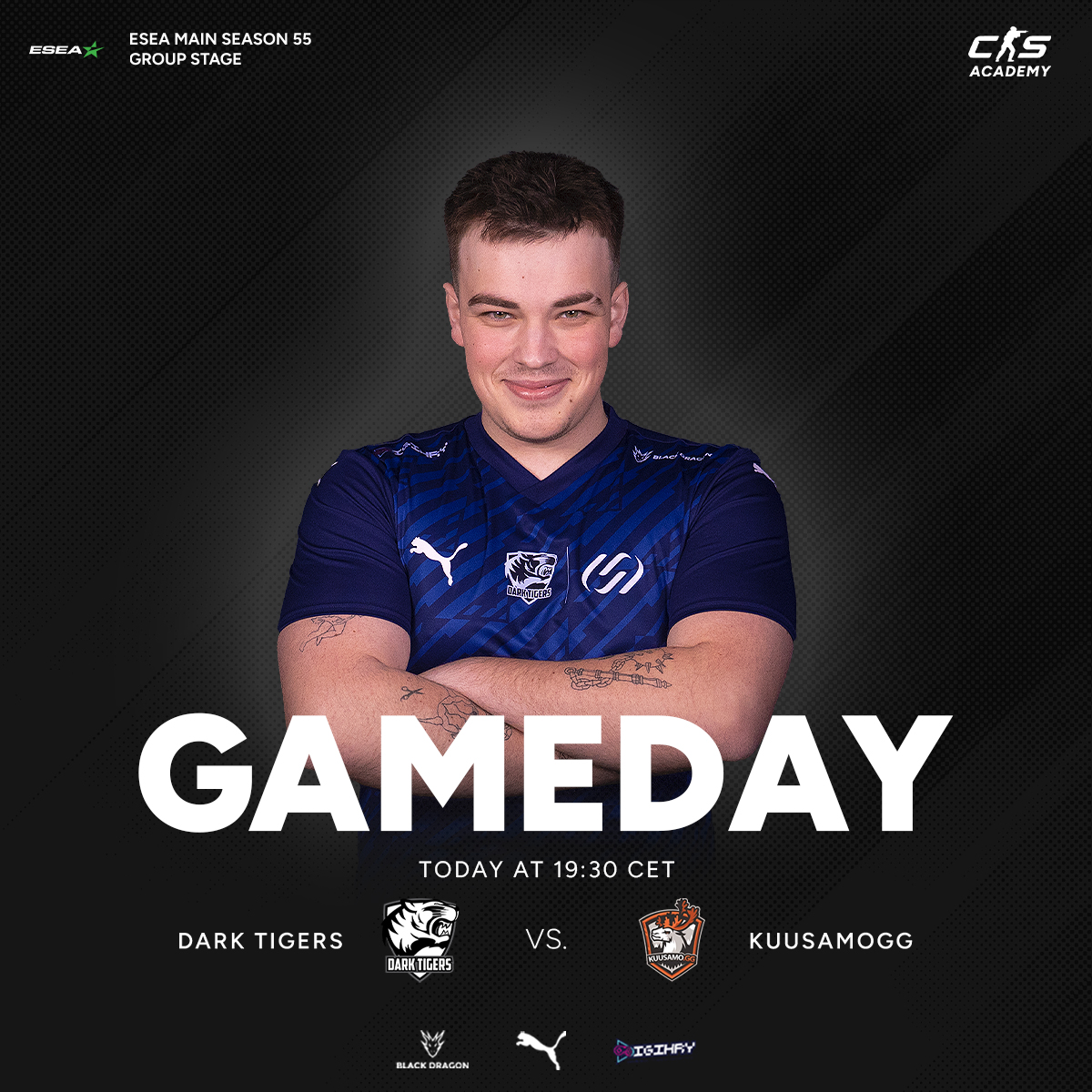ESEA play-off právě začíná! 🤞

📺 twitch.tv/joshua_official