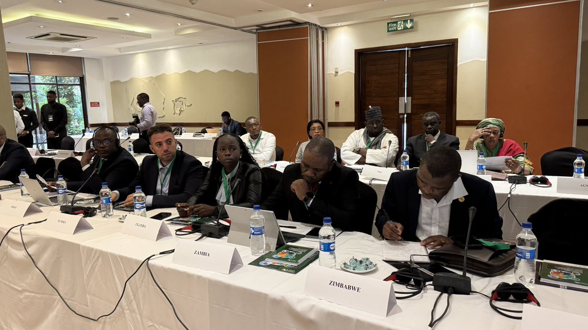 AUC_PAPS's tweet photo. At the AU Member States Validation of the Draft Common African Position on the Climate Change, Peace and Security Nexus, from 25 to 27 November 2025 in Nairobi, Kenya, H.E. Amb Mirko Giulietti of Switzerland on behalf of technical partners, stated that “Africa continues to bear a disproportionate share of the adverse impact of climate change despite its relatively modest contribution to global greenhouse gas emissions … where institutional capacity and response are limited, these dynamics may increase the risk of instability … substantial progress in multilateral settings is difficult enough. Leadership, therefore, becomes even more crucial. Africa is demonstrating significant leadership in addressing climate change challenges.”