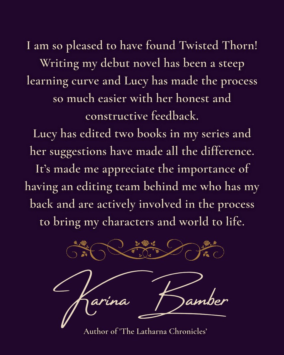 twistedthornEH's tweet image. Check out these recent wonderful reviews from two of our talented clients 🥀
Reaching out to an editor can be an incredibly nerve-wracking process. We will always do our best to help you feel at ease throughout your editing journey 🖤
Want to reach out? Just drop us a message!