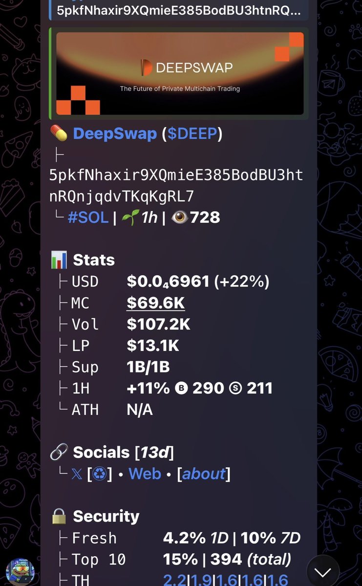 WikiKol1's tweet image. $DEEP
CA

5pkfNhaxir9XQmieE385BodBU3htnRQnjqdvTKqKgRL7