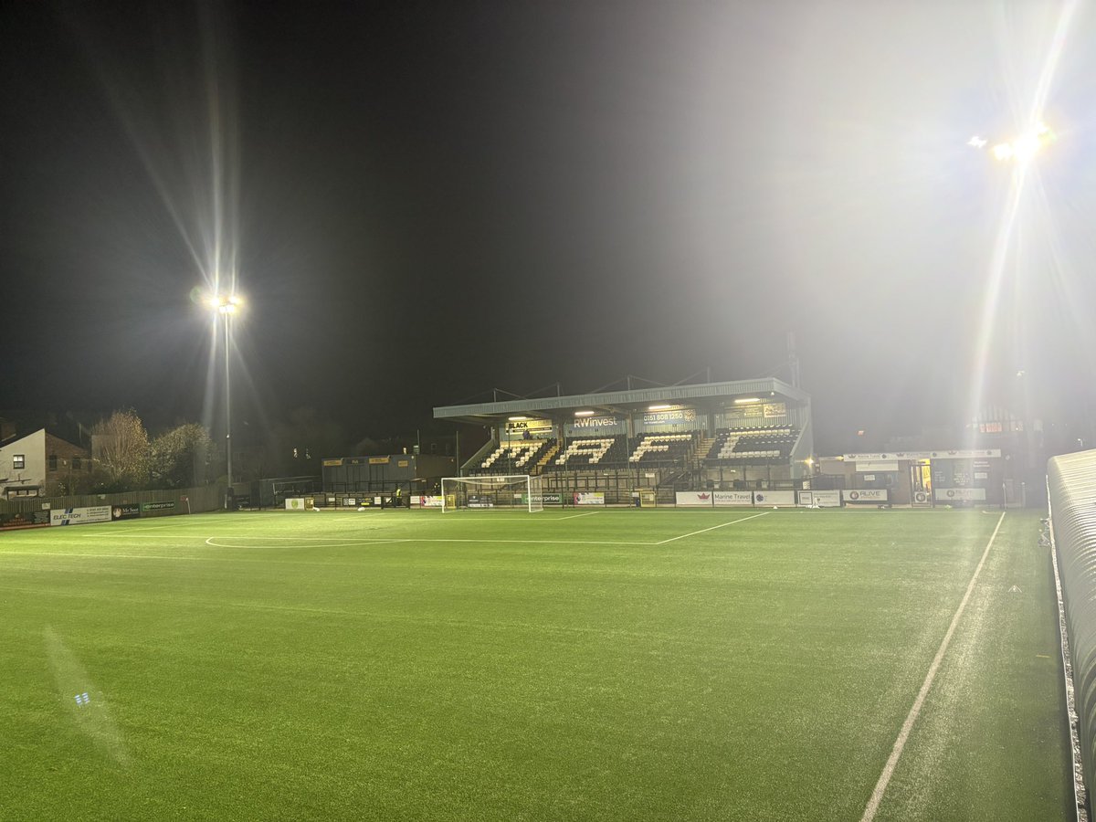 MarineAFC's tweet image. Ready for some action under the lights at the MTA ✨