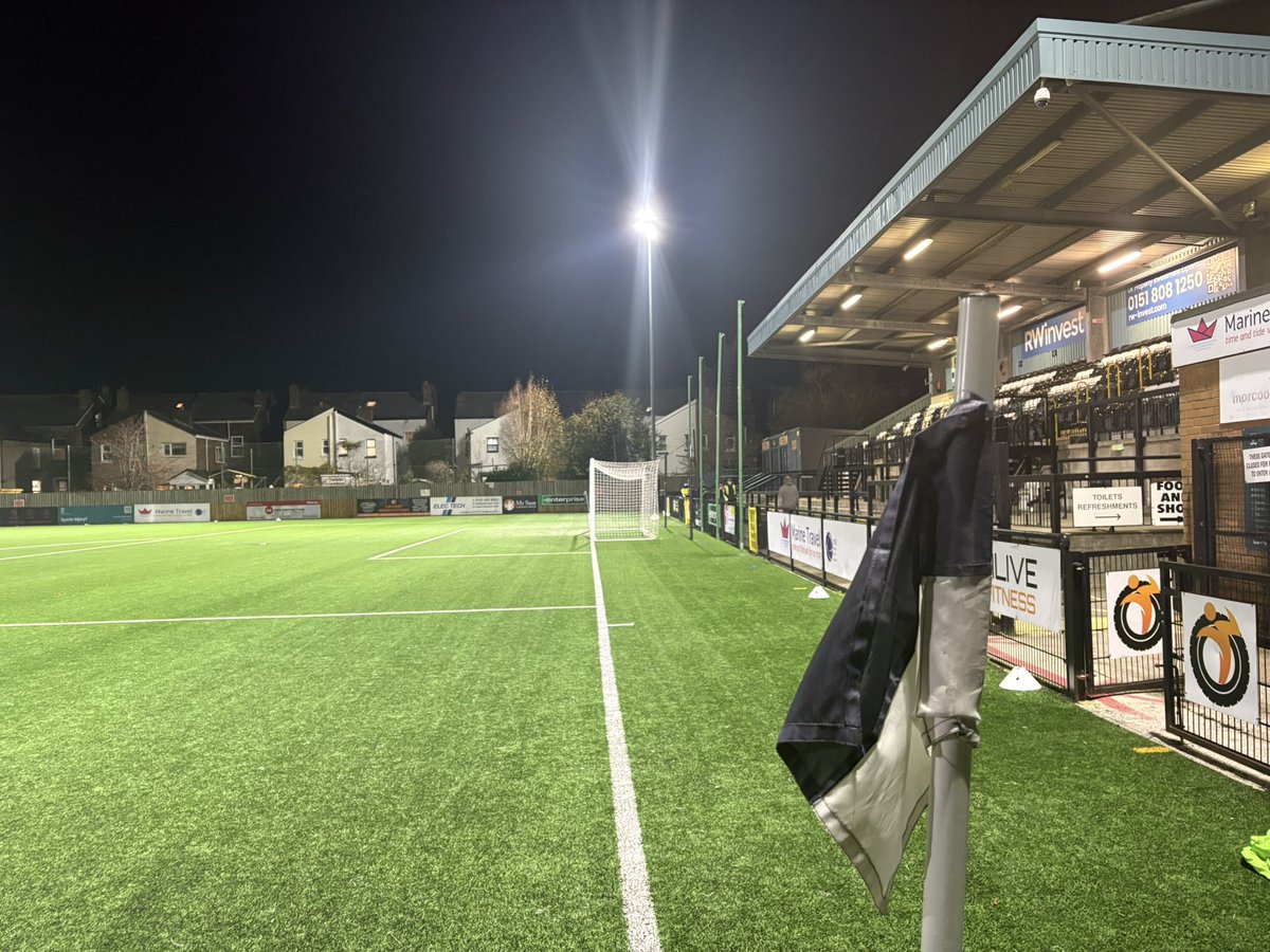 MarineAFC's tweet image. Ready for some action under the lights at the MTA ✨