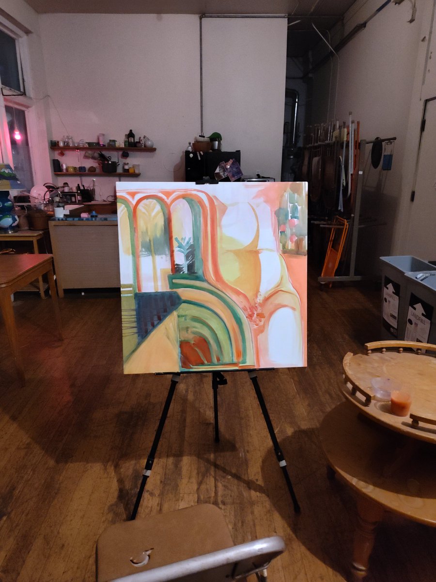 Interstitials's tweet image. I'm deeply foolish. I am also deeply earnest. I painted yesterday